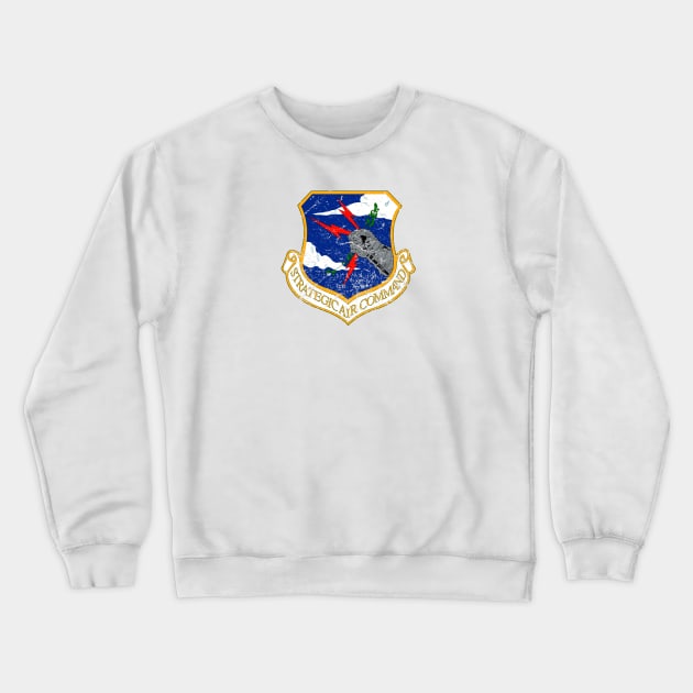 Strategic Air Command - Small Color Logo Crewneck Sweatshirt by Wykd_Life